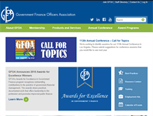 Tablet Screenshot of gfoa.org